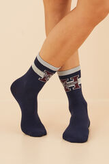 Womensecret Pack 6 calcetines algodón Harry Potter 'college' estampado
