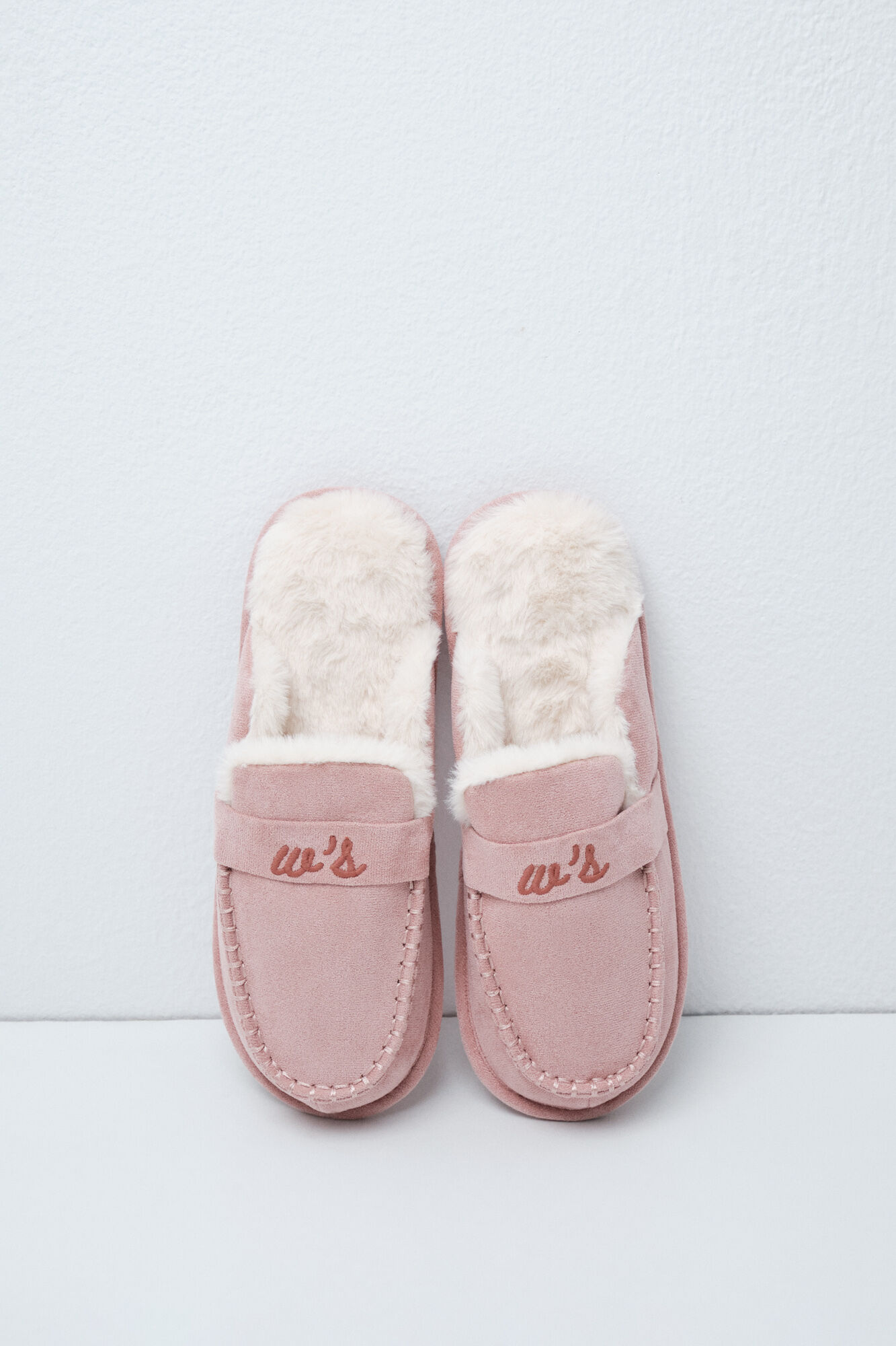 Women'secret Pantuflas mocas&iacute;n forradas rosa