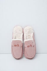 Women'secret Pantuflas mocas&iacute;n forradas rosa rosa