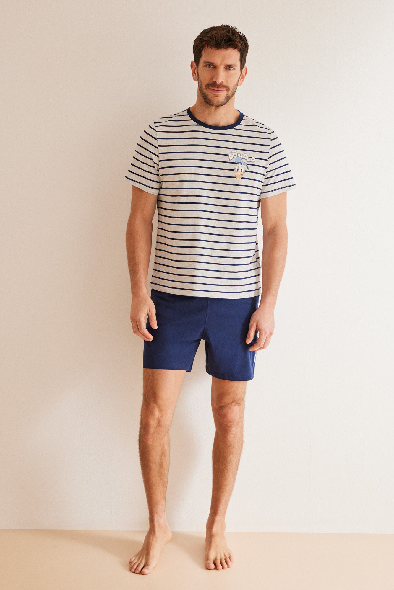 Pijama corta hombre 100 algodon Pato Donald Ropa de dormir de hombre WomenSecret MX