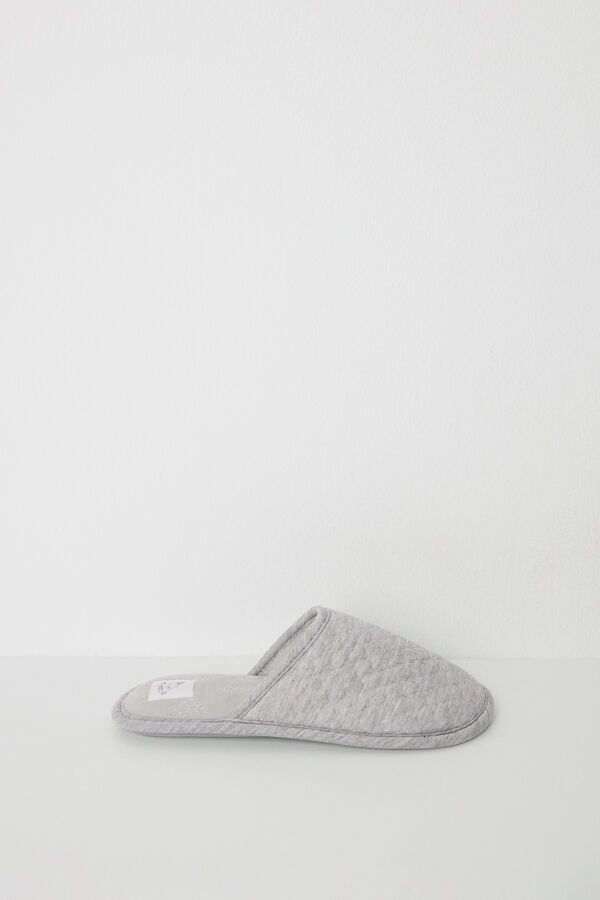 Womensecret Pantuflas para casa de casa cerradas grises de Moomin gris