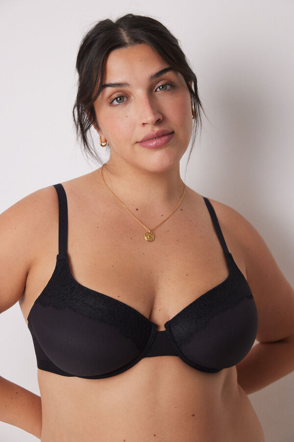 Womensecret Brasier BEAUTIFUL clásico microfibra negro negro