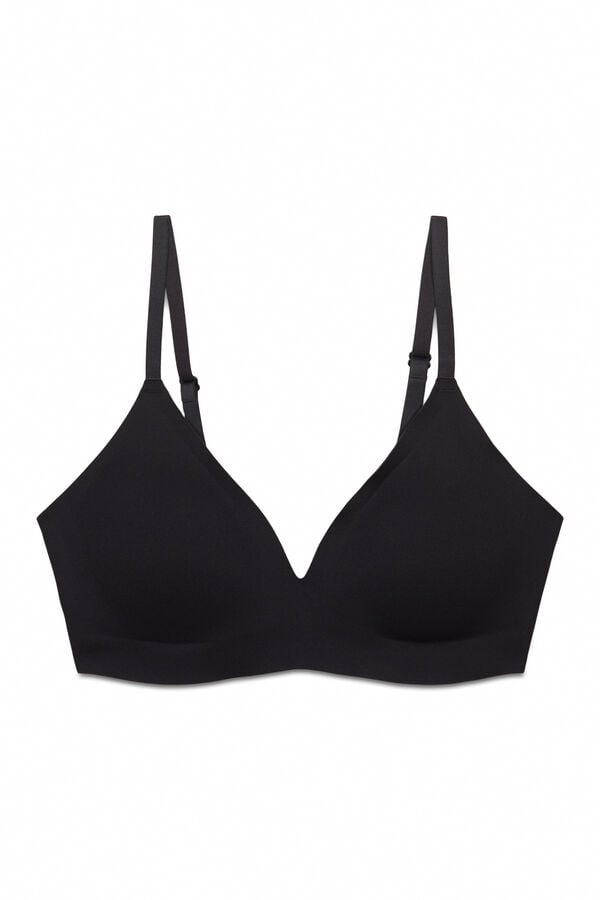 Women'secret NAKED Brasier triangular top negro  negro