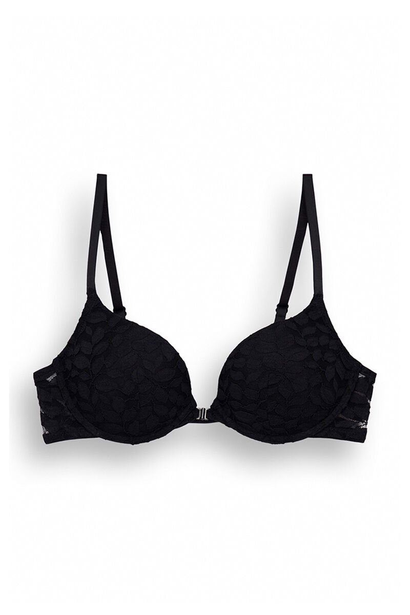 GORGEOUS brasier push up encaje negro Brasieres WomenSecret MX