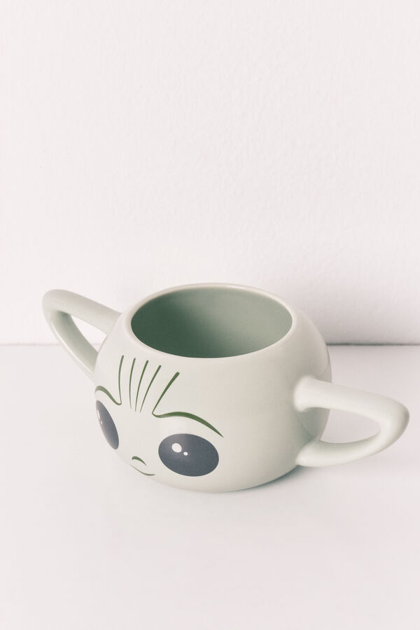 Women'secret Taza Baby Yoda de cer&aacute;mica verde