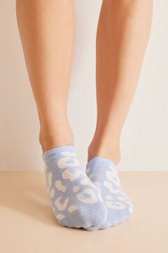 Womensecret Pack 3 calcetines invisibles algodón animal print estampado