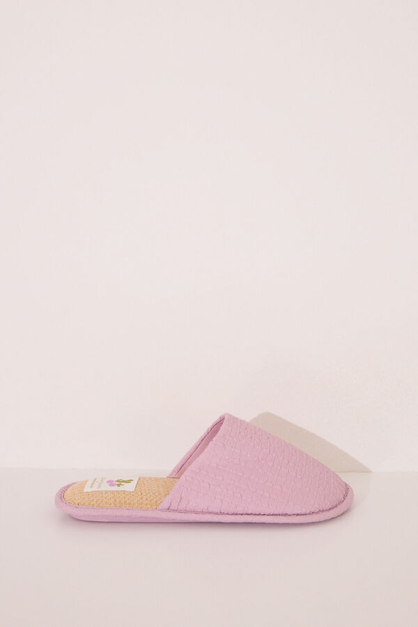 Womensecret Pantuflas para casa rosas rosa