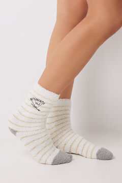 Womensecret Calcetines largos Hedwig pelo    blanco
