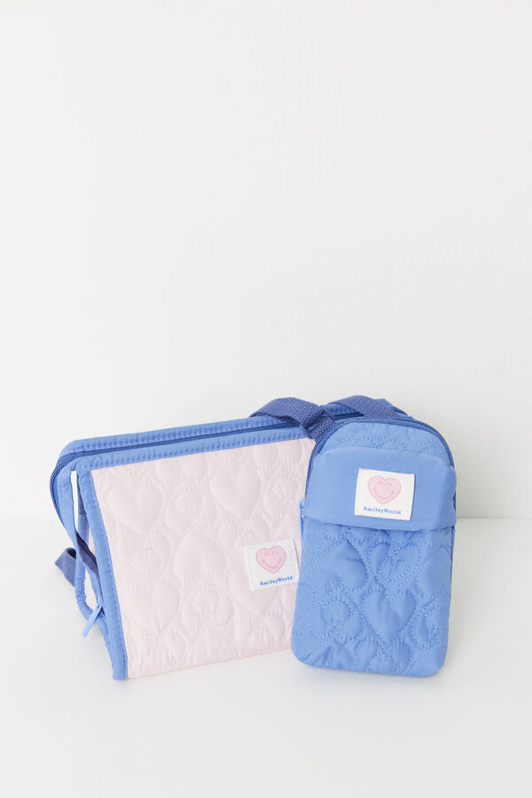 Womensecret Funda móvil nylon Smiley azul