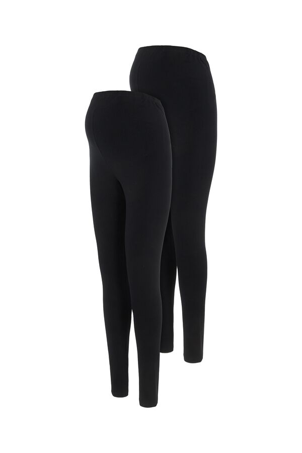 Mamalicious Pack 2 Leggins largos Maternity negro