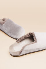 Womensecret Pantuflas Harry Potter zueco fieltro pelo gris