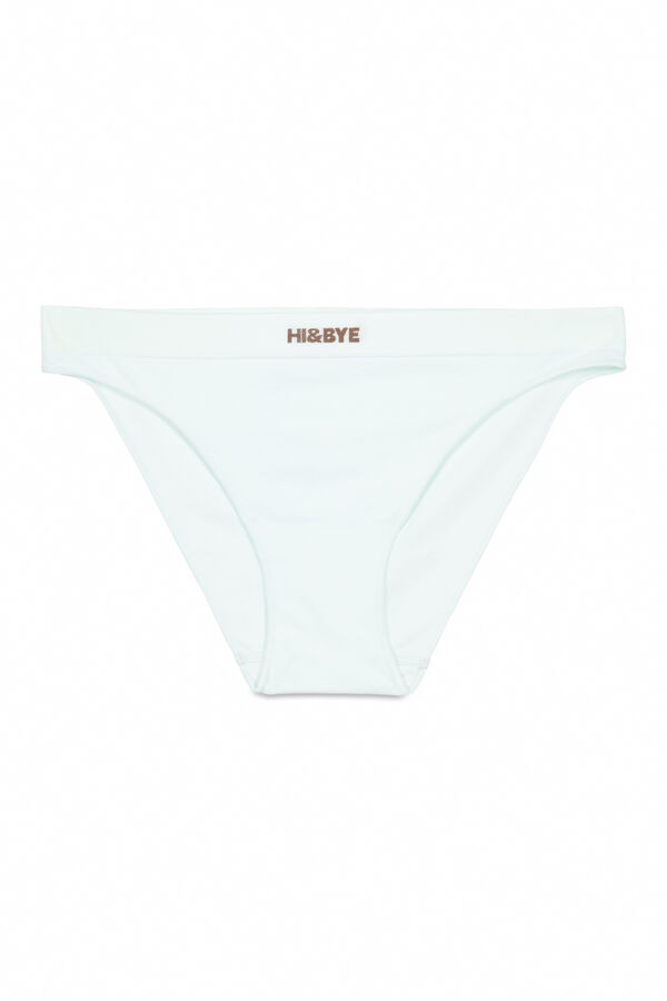 Womensecret Panty clásica verde sin costuras verde
