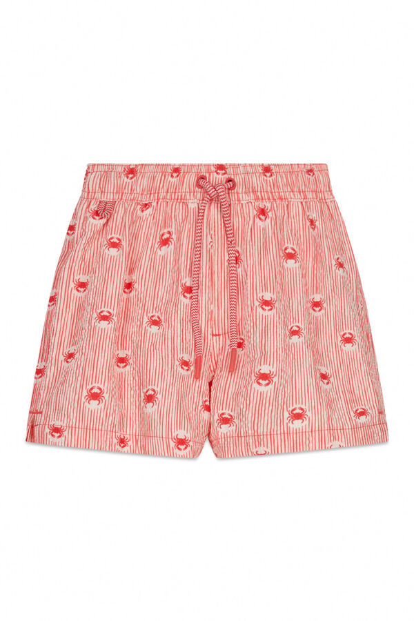 Women'secret Traje de ba&ntilde;o para hombre estampado de rayas y cangrejos coral