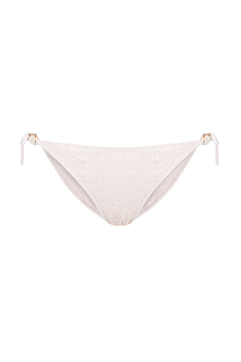 Braga bikini clasica lentejuelas blanco Ropa de bano de mujer WomenSecret MX