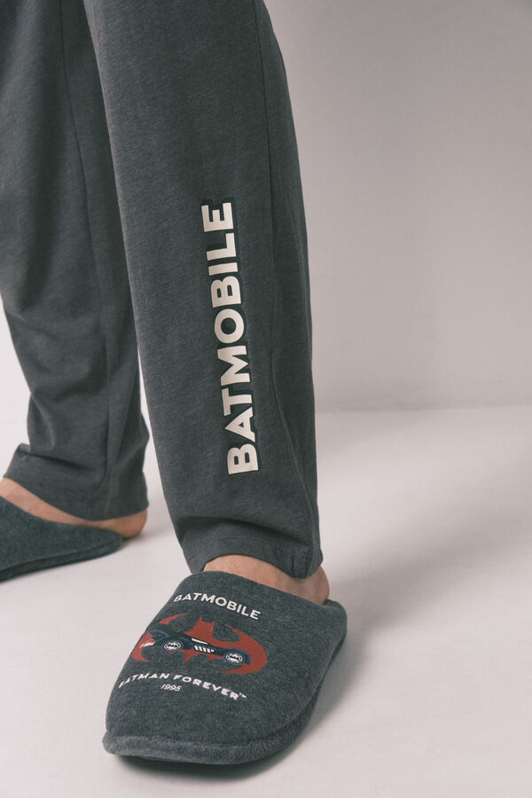 Women'secret Pijama larga algodón Batman gris gris