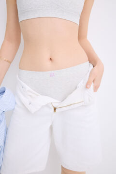 Womensecret Braga bóxer seamless gris gris