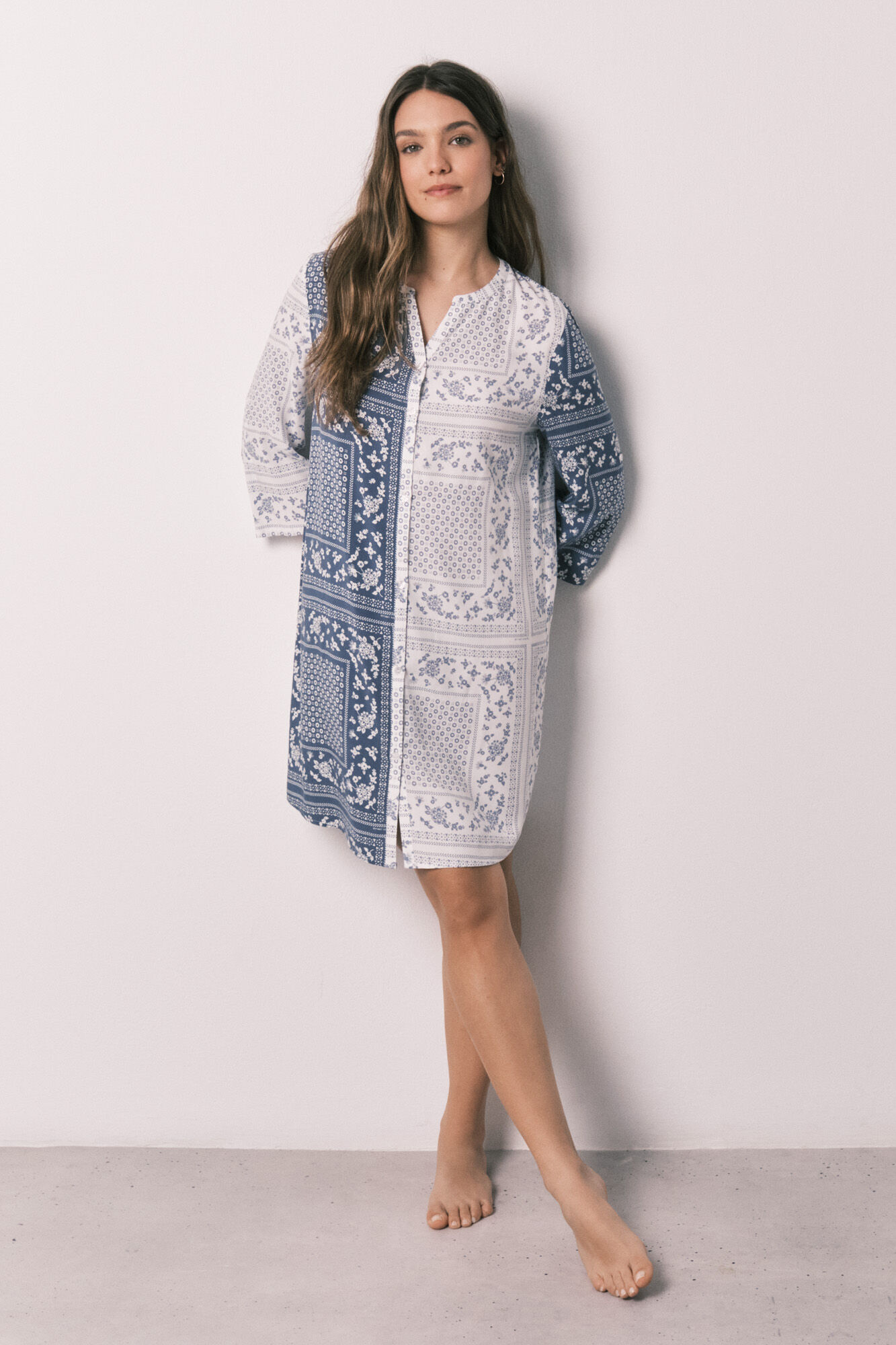 Women'secret Playera de dormir estampado bandana