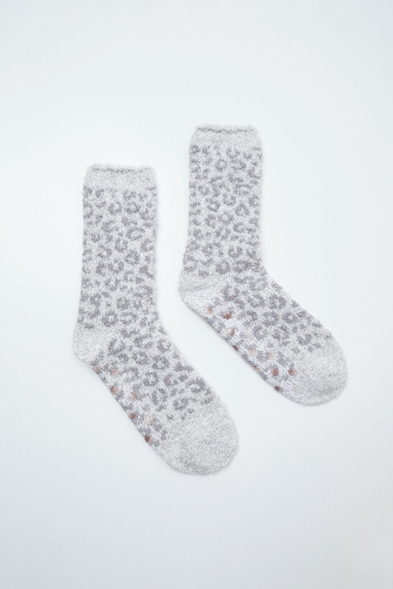 Women'secret Calcetines largos estampado animal gris