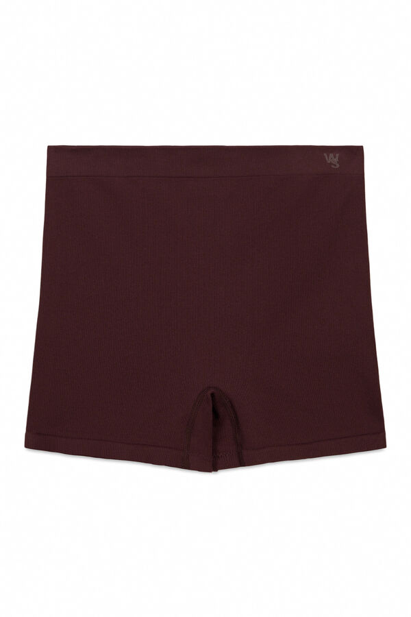 Women'secret Boxer sin costuras granate p&uacute;rpura