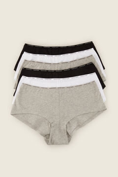 Womensecret Pack 6 panties culotte algodón orgánico estampado