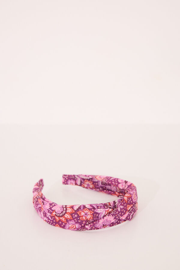 Womensecret Diadema con estampado multicolor estampado