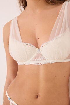 Womensecret Brasier clásico BEAUTIFUL encaje blanco marfil