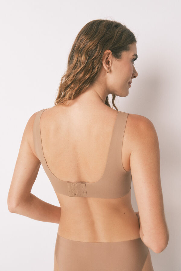 Women'secret DREAMY Brasier de microfibra color nude café