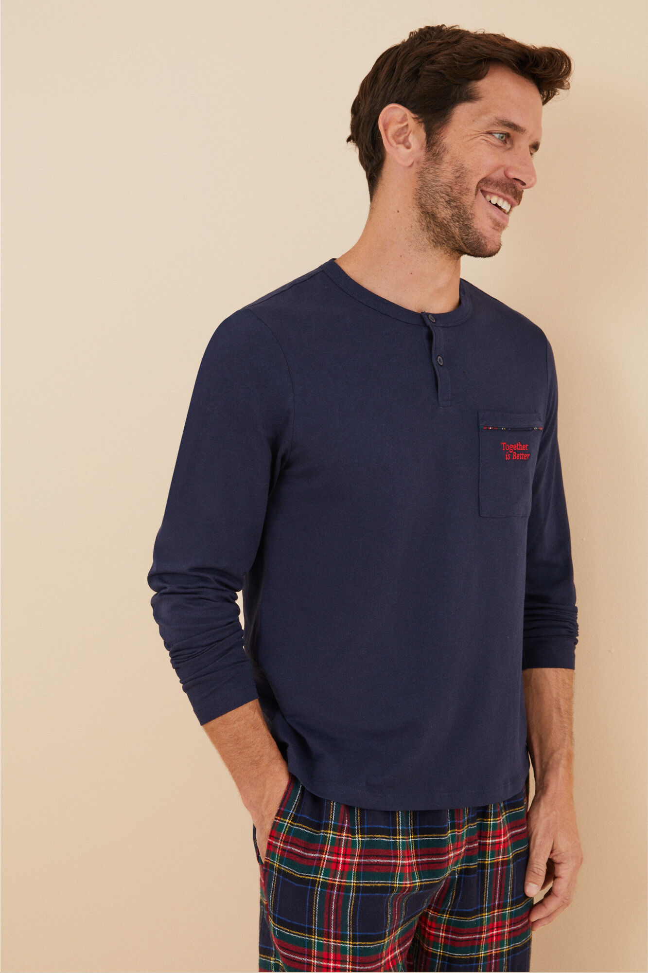 Pijama hombre 100 algodon online