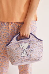 Womensecret Bolsa porta alimentos lila Snoopy morado/lila