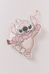 Women'secret Llavero-bolsa plegable cuadros rosa Stitch estampado