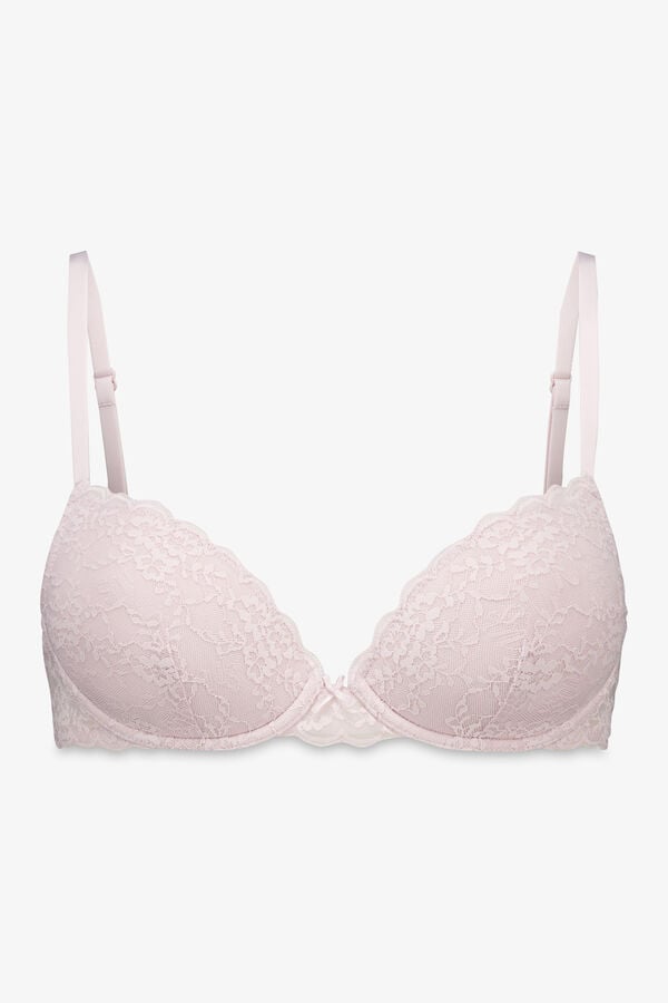 Womensecret BEAUTIFUL brasier de encaje rosa rosa