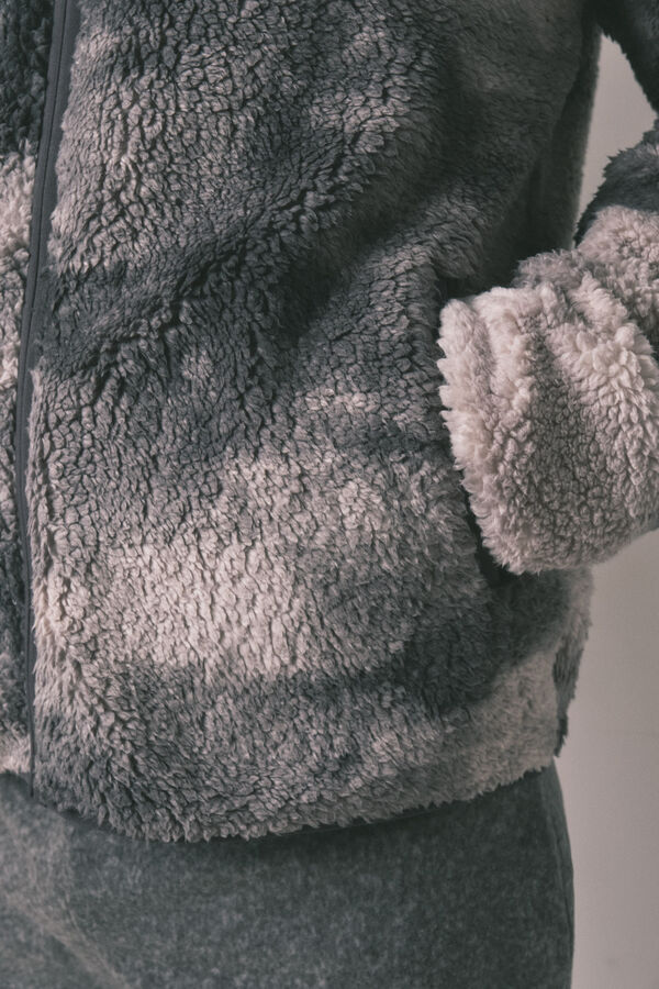 Women'secret Bata short de Star Wars de borrego gris para hombre gris