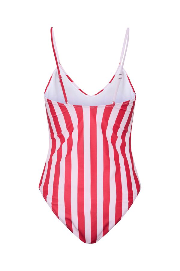 Pieces Traje de ba&ntilde;o de tirantes rojo