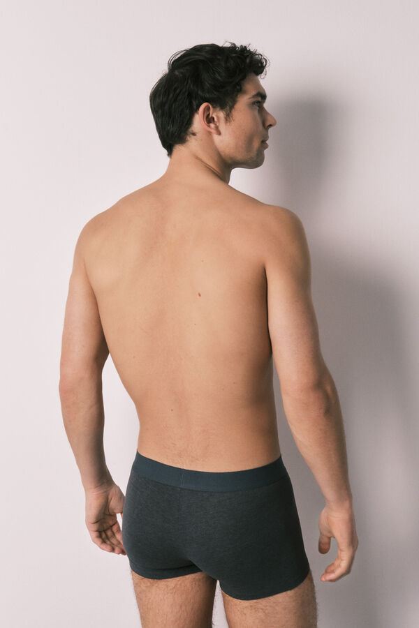 Women'secret Pack 2 calzones b&oacute;xer de algod&oacute;n con estampado de palmeras kaki