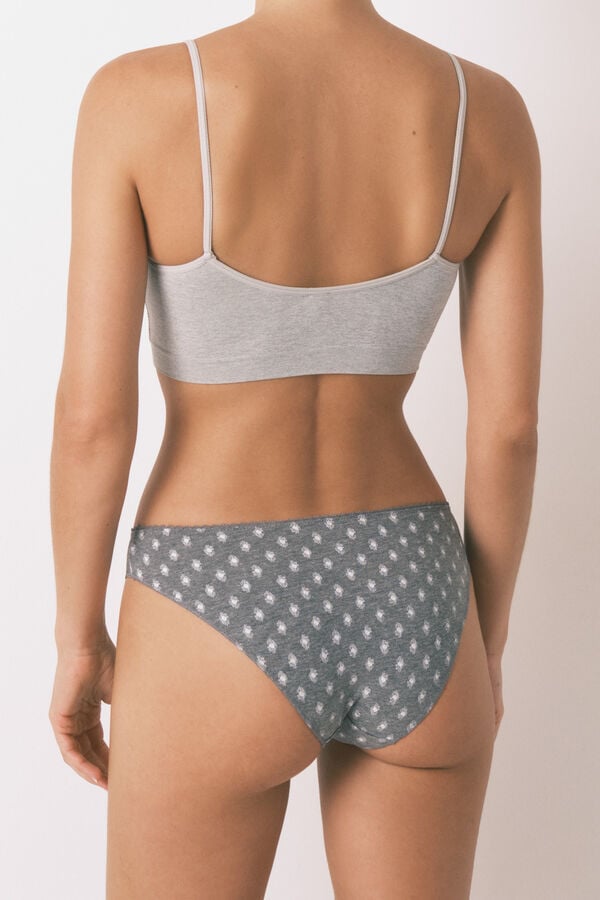 Womensecret Pack de 7 panties clásica de algodón multicolor estampado