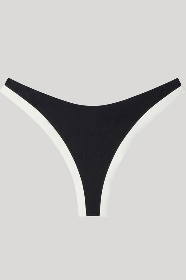 Gisela Braga bikini brasileña negra  ribete negro