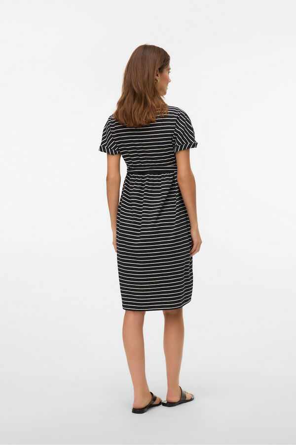 Mamalicious Vestido corto maternity y lactancia negro