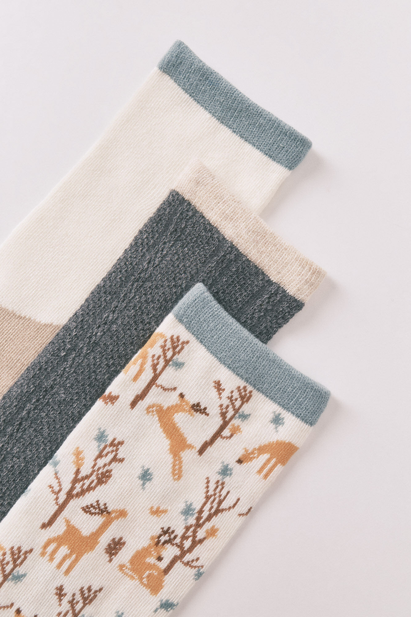 Women'secret Pack de 3 calcetines largos de pino 