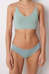 Womensecret Braga clásica algodón verde verde