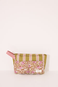 Womensecret Neceser mediano con flores acolchadas estampado