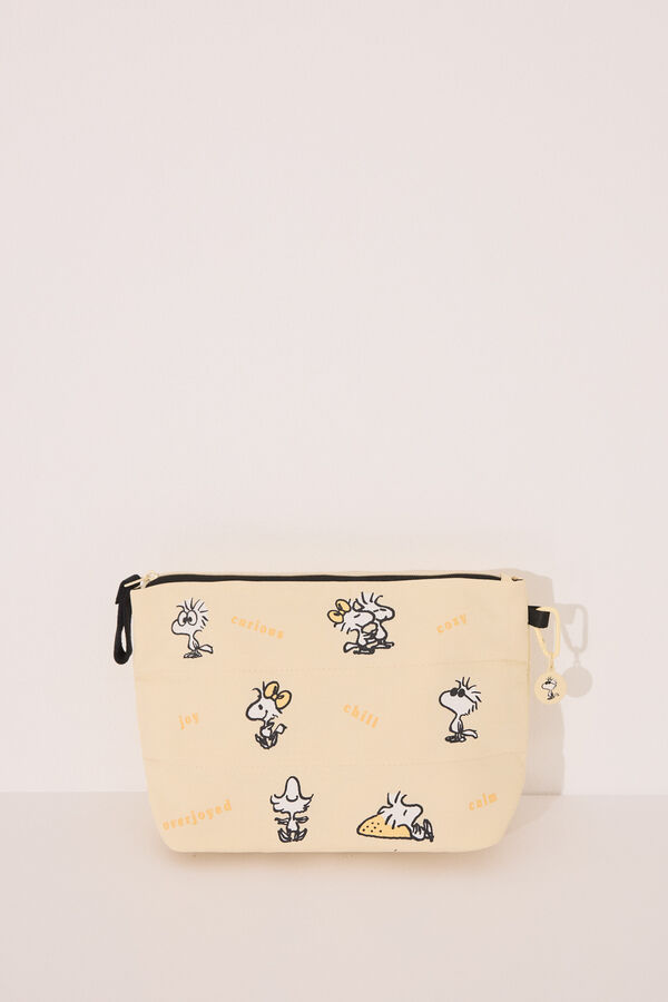 Womensecret Neceser mediano amarillo de Snoopy amarillo