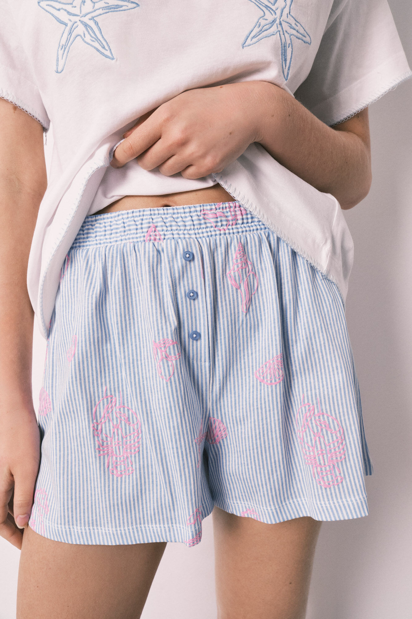 Women'secret Pijama corta de algod&oacute;n Family Collection
