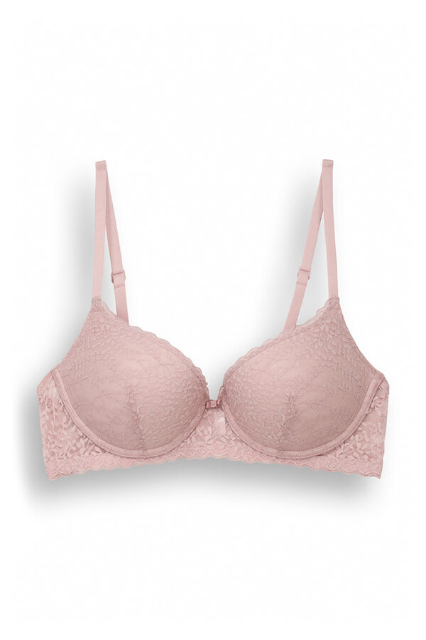 Womensecret GORGEOUS brasier push up encaje rosa rosa