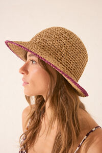 Womensecret Sombrero sombrero rafia gris