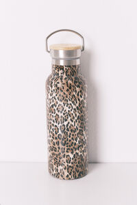 Women'secret Botella de metal con estampado animal