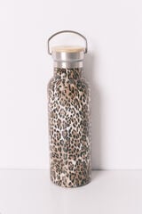 Women'secret Botella de metal con estampado animal estampado