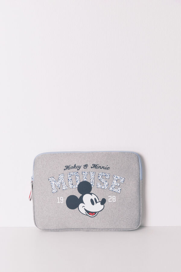 Womensecret Funda para portátil Mickey gris oscuro gris