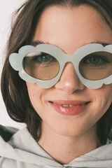 HI&BYE Lentes de sol con funda verde verde