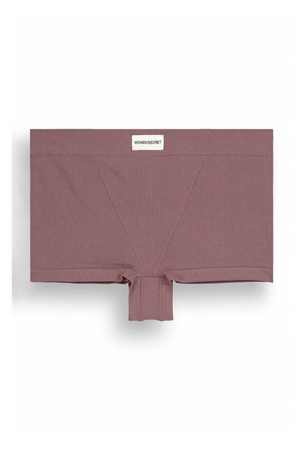 Womensecret Culotte canalé morado seamless morado/lila