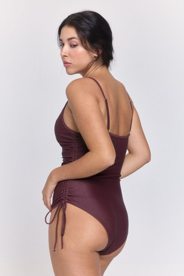 Pieces Traje de ba&ntilde;o ajustable rojo